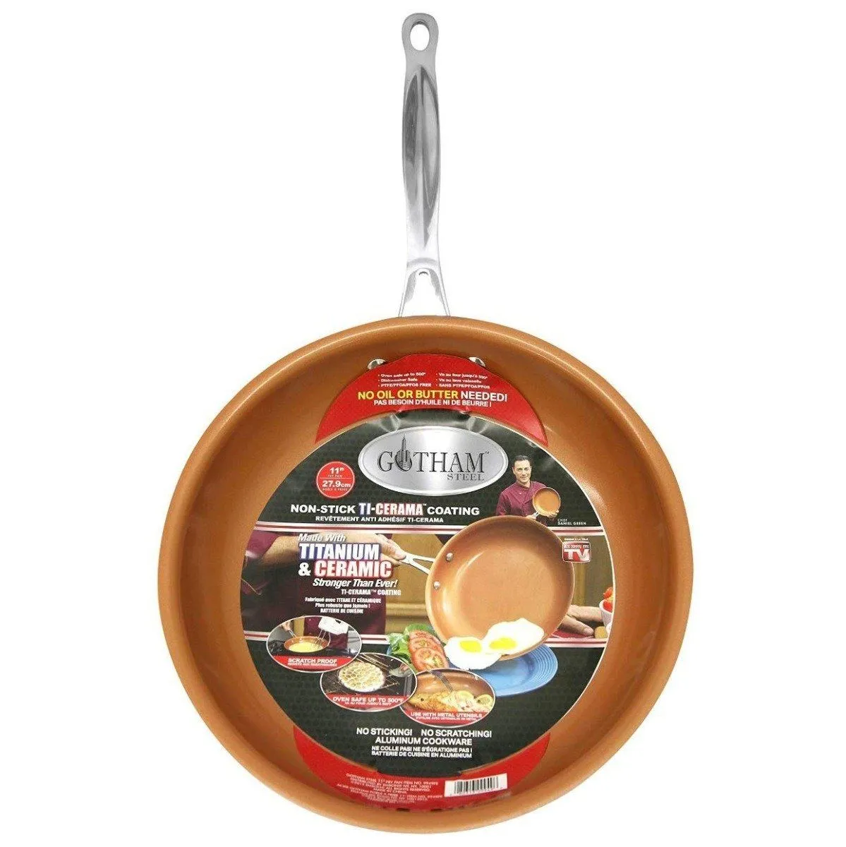 and Non-Stick Unique appearance Set 11" Frying Gotham 9.5 Time-limited Pan Steel