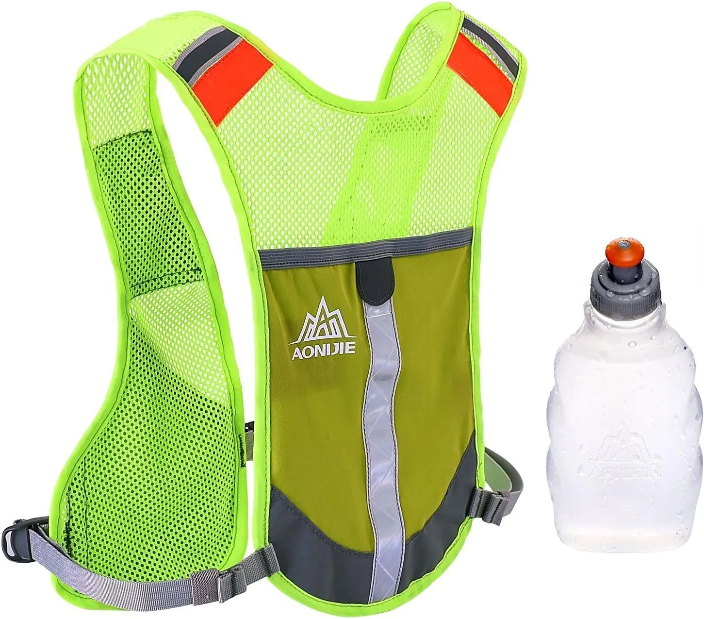 AONIJIE Lovtour Unisex Premium Reflective Vest for Running Cycling Clothes for Women Men Safety Gear with Reflective High Visibility for Outdoor Sport Cycling and Running or Marathon