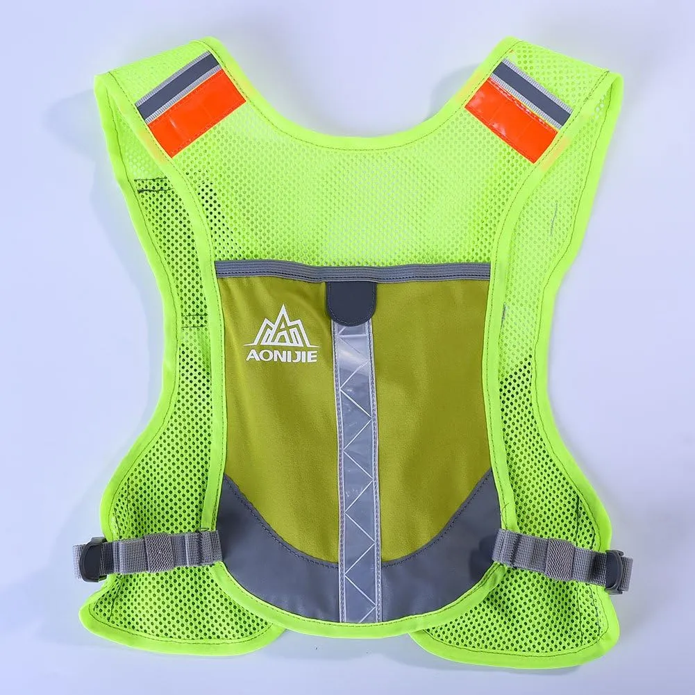 AONIJIE Lovtour Unisex Premium Reflective Vest for Running Cycling Clothes for Women Men Safety Gear with Reflective High Visibility for Outdoor Sport Cycling and Running or Marathon