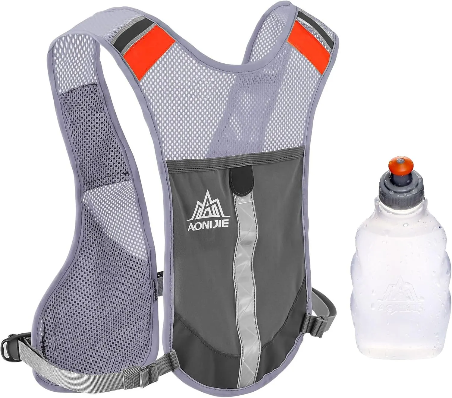 AONIJIE Lovtour Unisex Premium Reflective Vest for Running Cycling Clothes for Women Men Safety Gear with Reflective High Visibility for Outdoor Sport Cycling and Running or Marathon