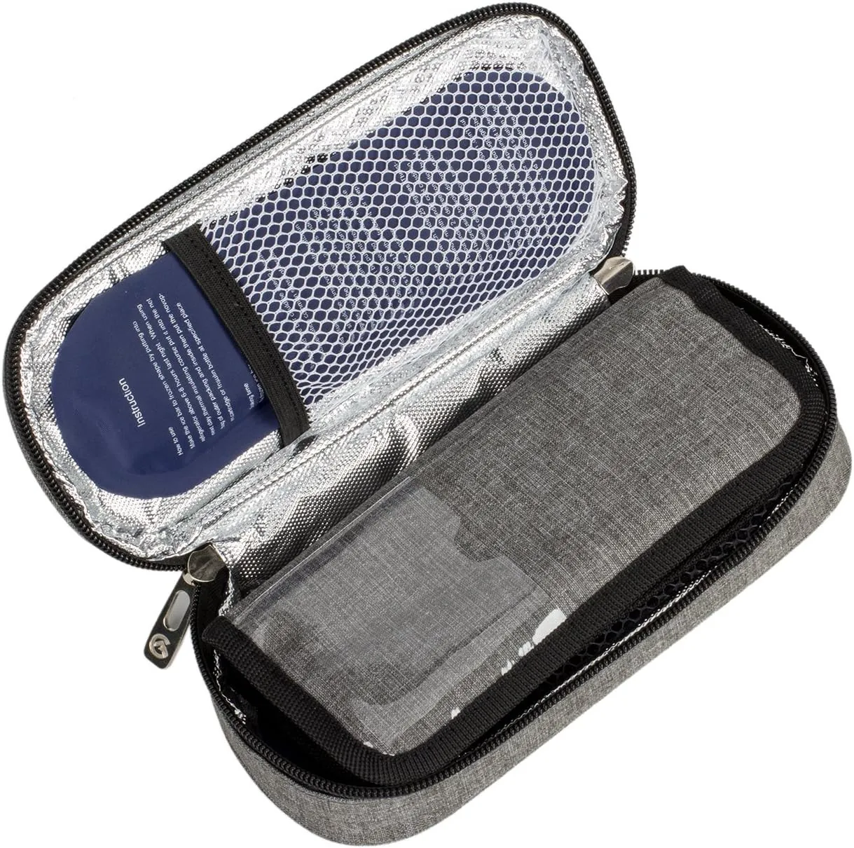 apollo walker Insulin Cooler Travel Case Diabetic Medication Cooler with Ice Packs and Insulation Liner