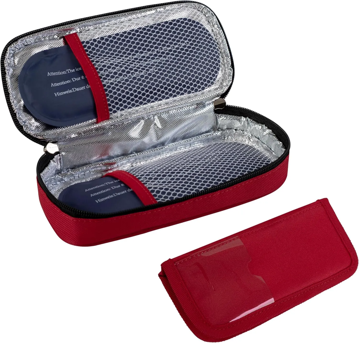 Apollo Walker Insulin Cooler Travel Case Diabetic Medication Cooler with Ice Packs and Insulation Liner