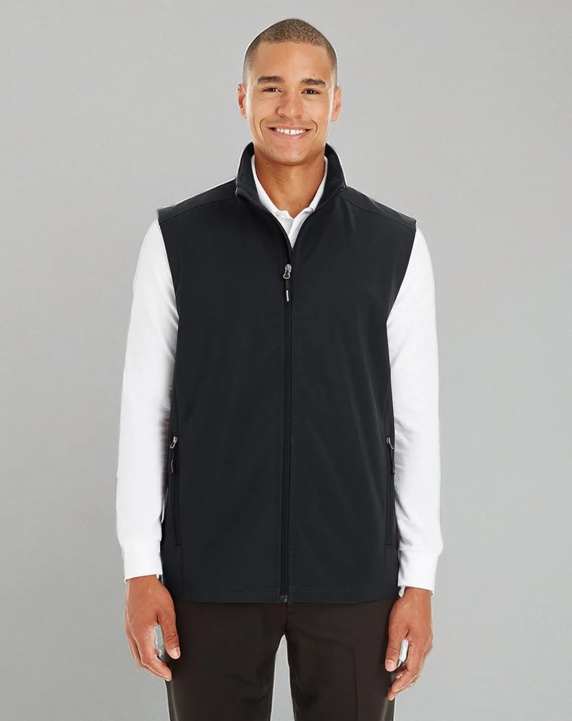 Ash City - Core 365 Men's Cruise Two-Layer Soft Shell Vest