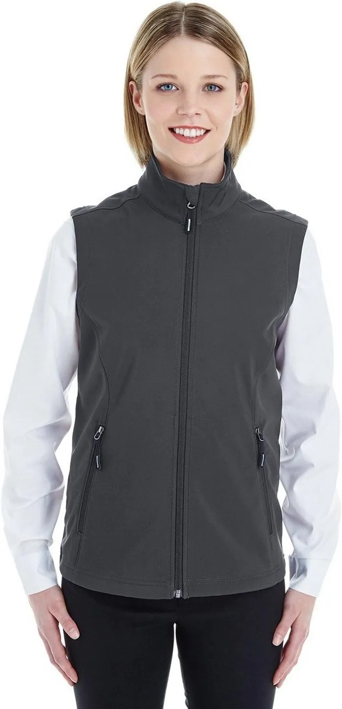 Ash City - Core 365 Women's Cruise Two-Layer Soft Shell Vest
