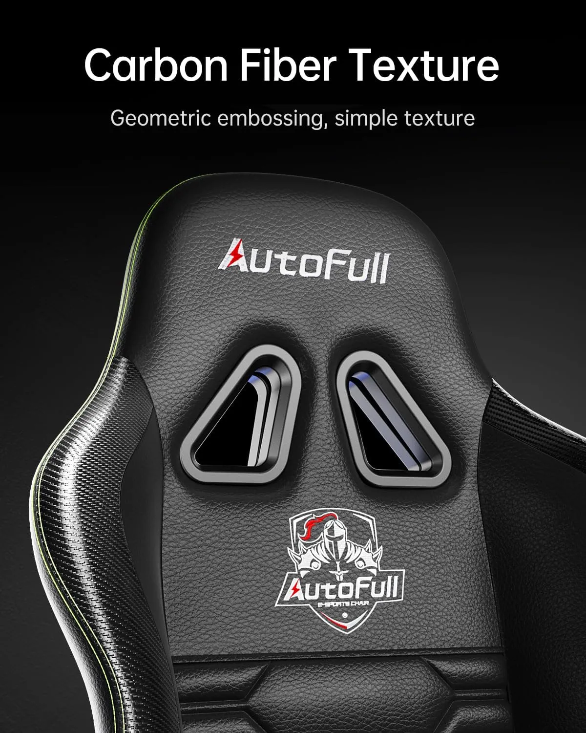 AutoFull C3 Gaming Chair, Racing Style Gaming Chair with Ergonomic Lumbar Support,Adjustable High Back PU Leather PC Chair with Footrest,Black