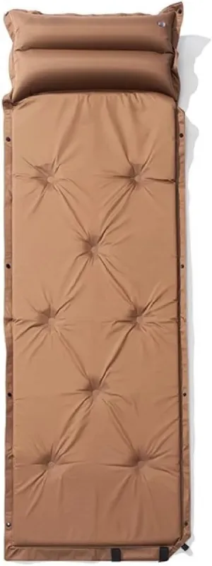 Automatic Inflatable Mattress, Floor Sleeping mat, Outdoor Camping air Bed Tent Floor mat(Color:Brown,Size:75.6inx23.62inx1.18in), 3214867