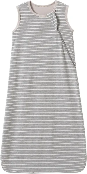 Baby Sleep Sack 100% Cotton Sleeveless Infant Wearable Blanket 2-way J-shaped zipper 1.0 TOG