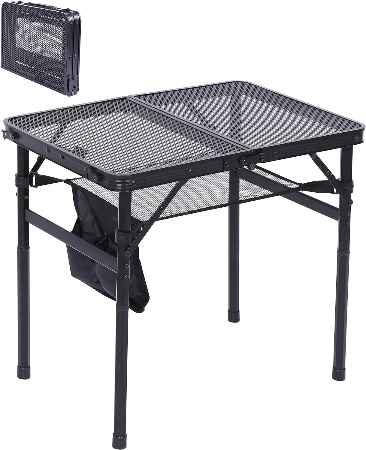 Backpack Beach Chair with Cooler and Umbrella, Cup Holder   Outdoor Picnic Table, Adjustable Height, Mesh Bag, Carry Handle