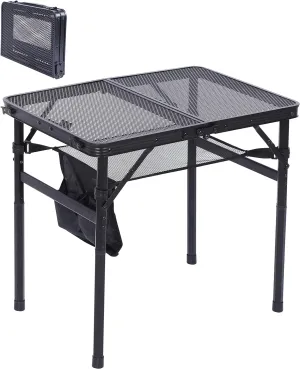 Backpack Beach Chair with Cooler and Umbrella, Cup Holder   Outdoor Picnic Table, Adjustable Height, Mesh Bag, Carry Handle