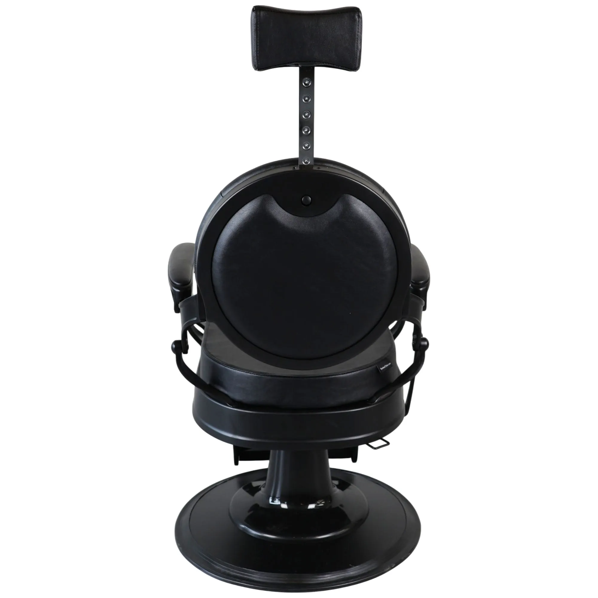 Barber Chair - Vintage Style Black & Matte Black Accents
