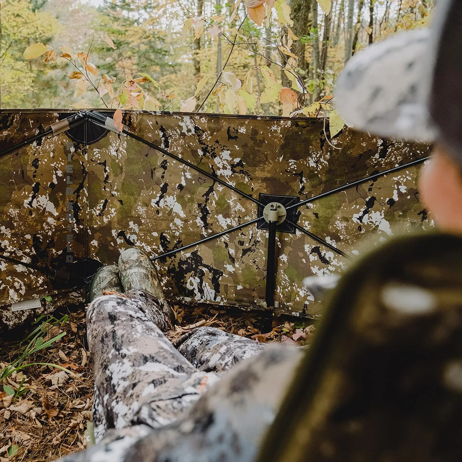 Barronett Blinds Adjustable Panel Blind, Ultra-Portable Concealment, Adjustable Height, 1-2 Person, Crater Thrive