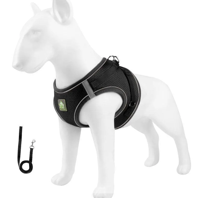 Basic Cat Harness Escape Proof 4 Color Leash Set Cat Lead