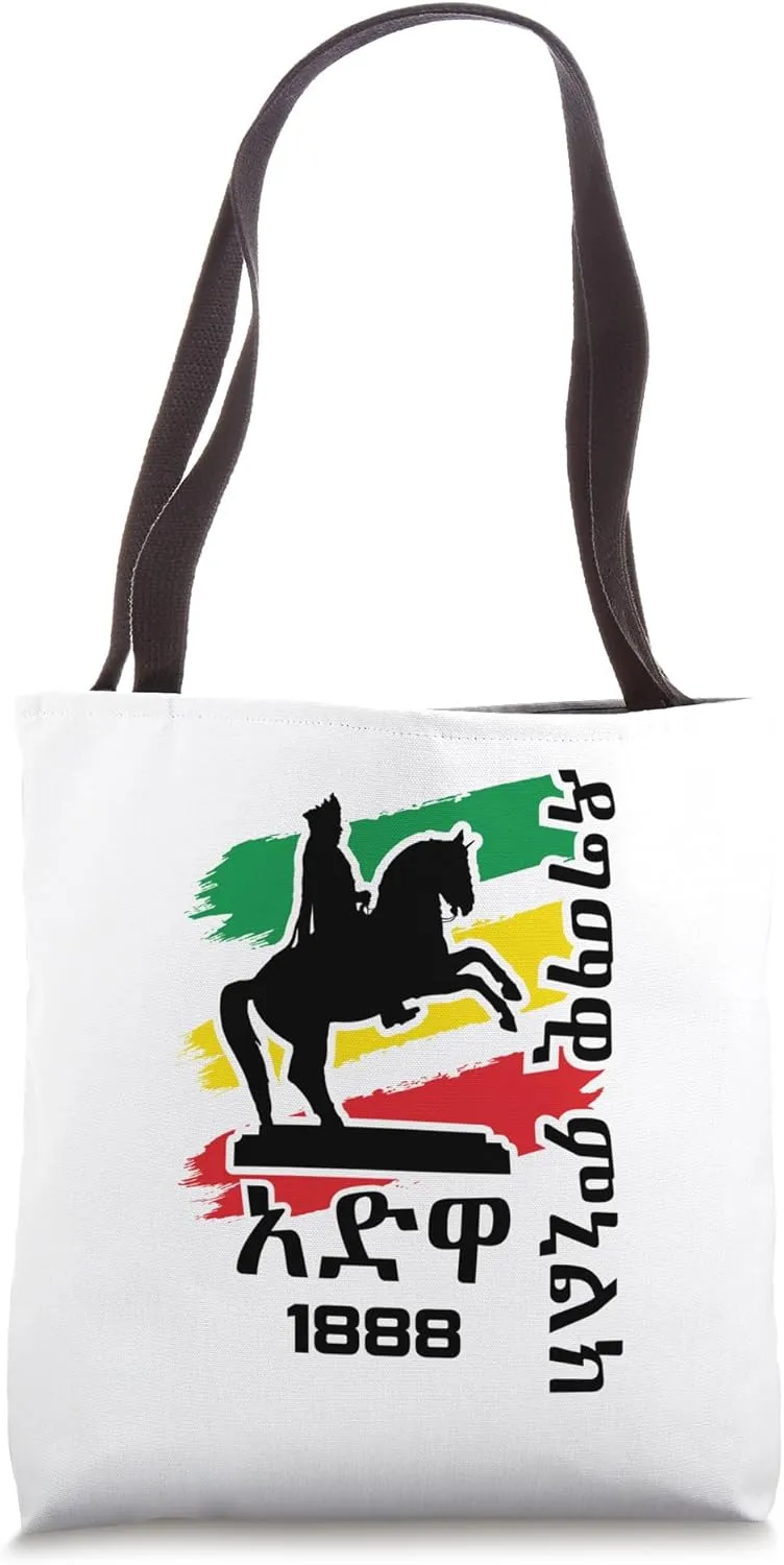 Battle of Adwa Victory Dagmawi Menelik II 1888 Tote Bag