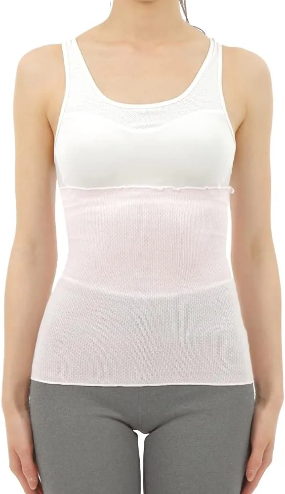 Belly Warmer Haramaki Thermal Underwear Top Cotton & Silk for Women Made in Japan