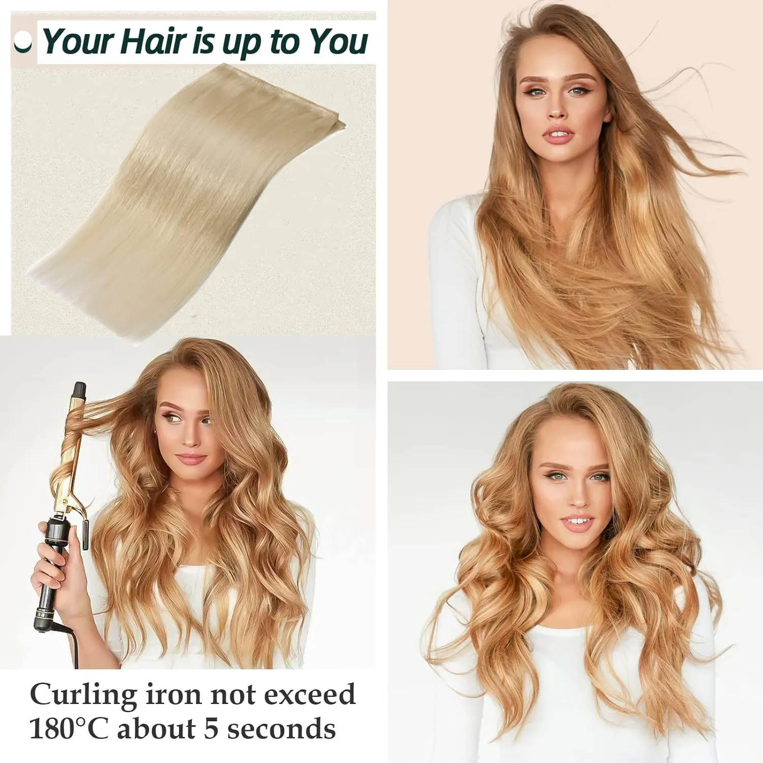 Benehair Human Hair Bundles 14 Inch Straight Bundles Human Hair 1 Bundle Brazilian Hair Bundles Platinum Blonde 100% Unprocessed Virgin Long Remy Weave Hair Extensions #60 100g