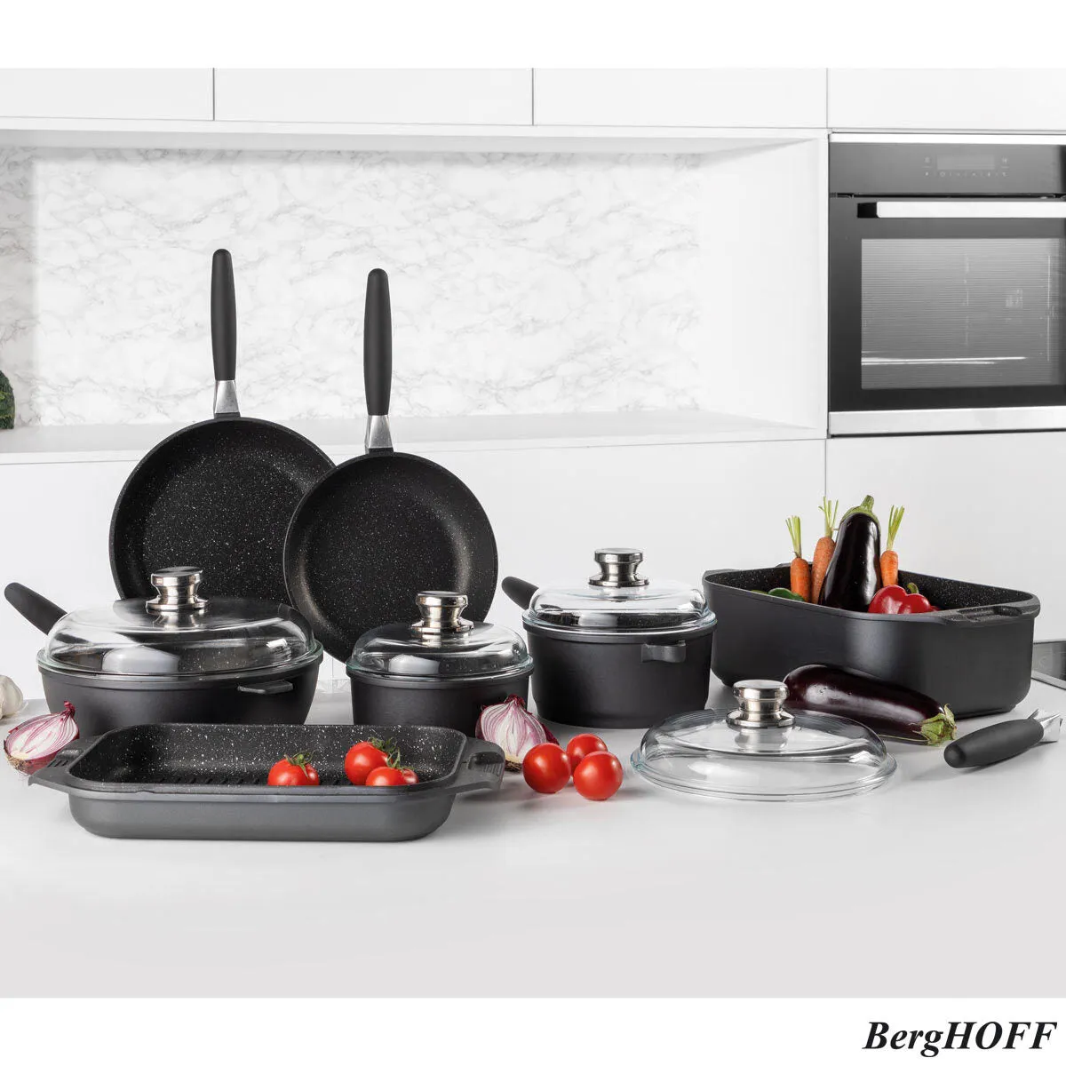 BergHOFF Eurocast Non-stick 11 Piece Cookware Set
