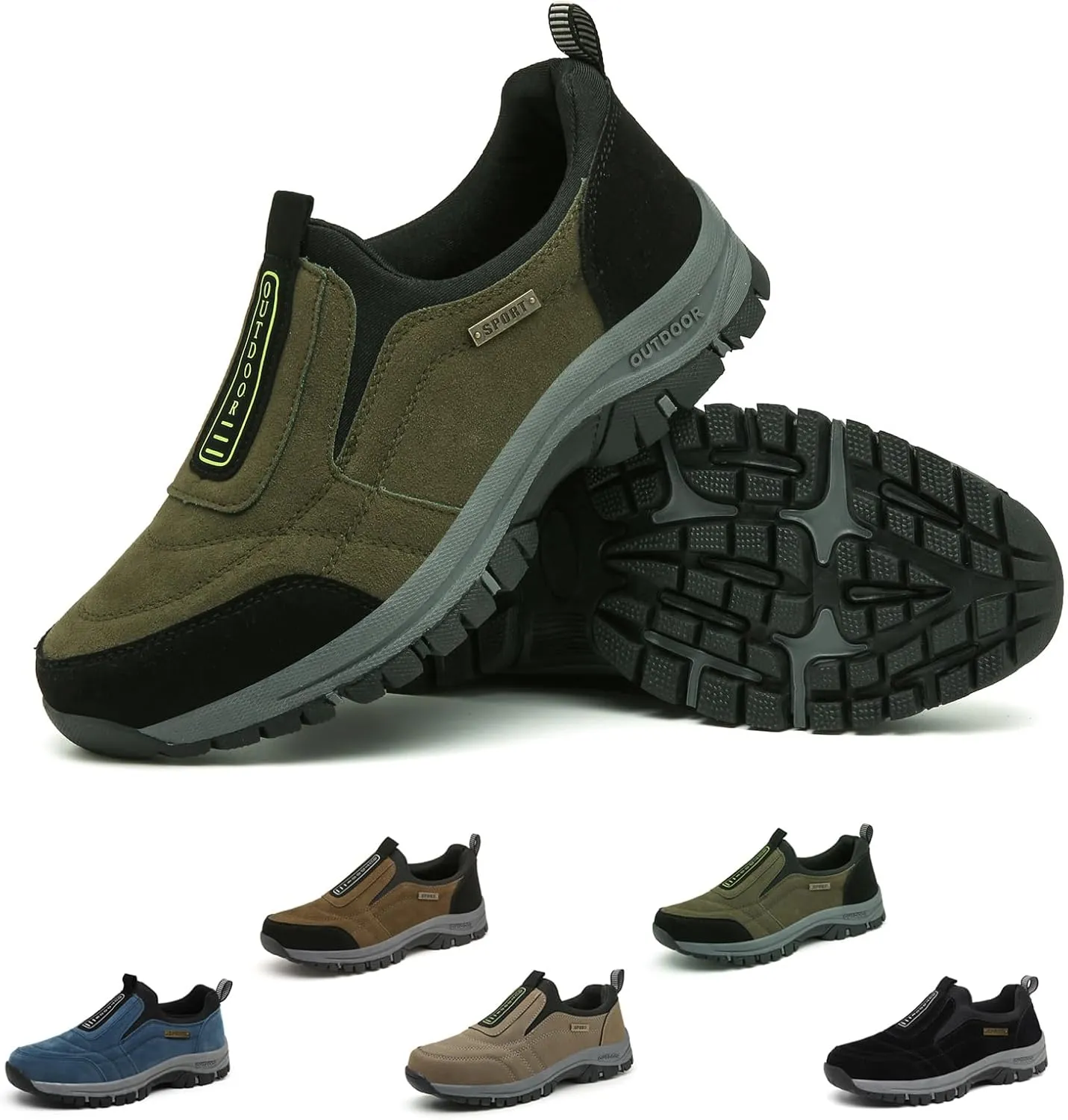 Bestofoot Mens Shoes, Men's Extended Width Foot Comfortable Sneakers with Arch Support and Shock Absorption