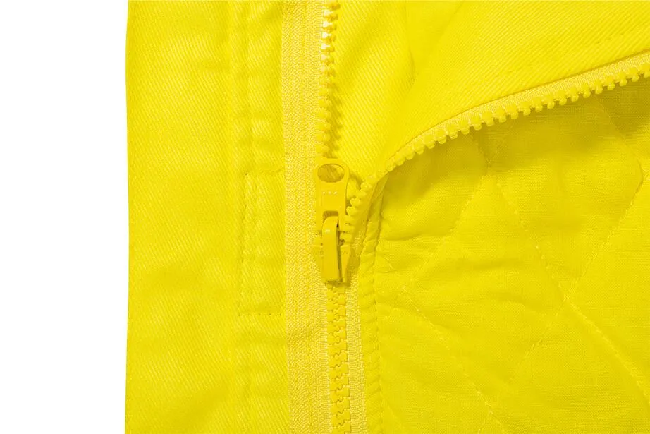 Bisley BJ6970T Hi-Vis Taped 3 in 1 Cotton Drill Jacket Yellow/Navy