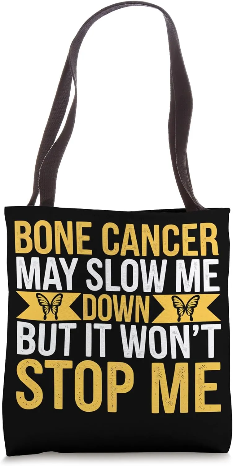 Bone Cancer Awareness Cancer Sucks Chemotherapy Tote Bag