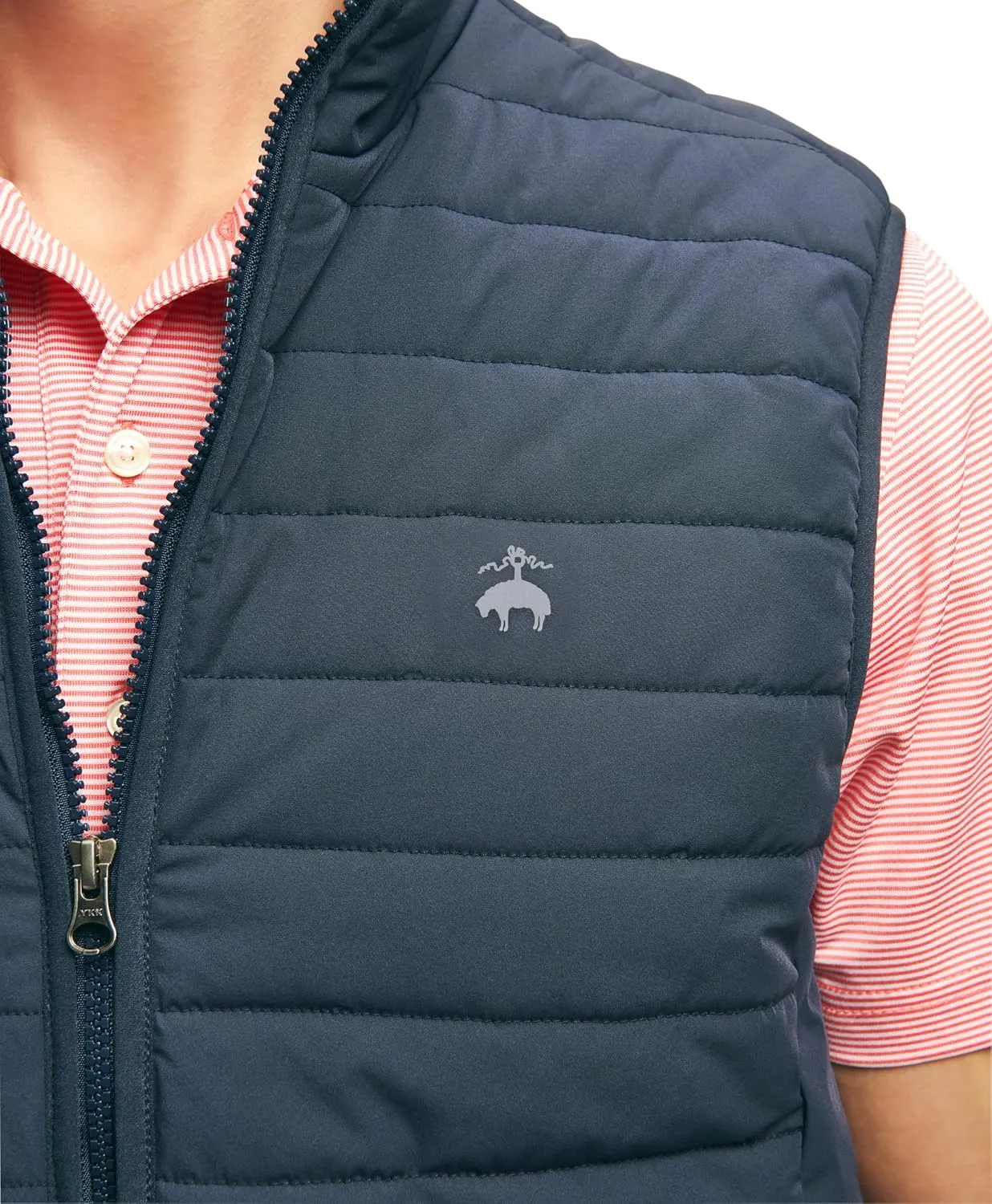 Brooks Brothers Men's Quilted Golf Vest