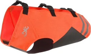 Browning Pet Vests, Hi Vis Safety Vests for Dogs, Saftey Orange/Black, Medium, Full Coverage
