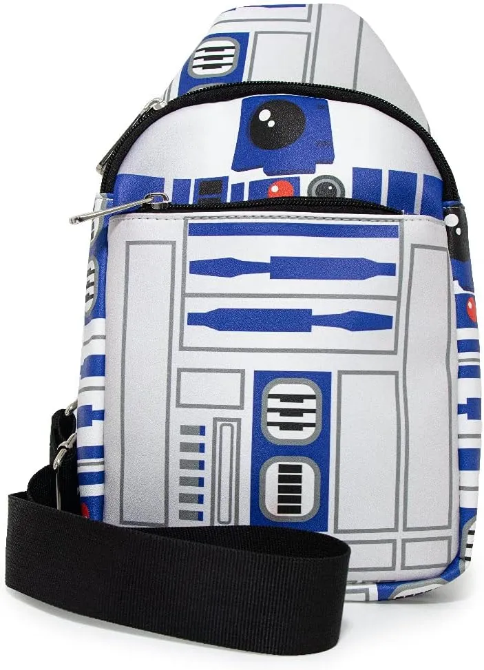 Buckle Down Star Wars Bag, Sling, R2-D2, Bounding, Vegan Leather