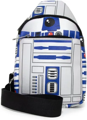 Buckle Down Star Wars Bag, Sling, R2-D2, Bounding, Vegan Leather