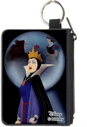 Buckle-Down Women's Standard Canvas Coin Purse Snow White, 4.25" x 3.25"