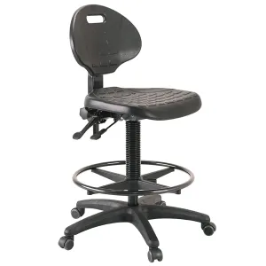 Buro Enso Technician Task Chair, Drafting Chair, Architect Chair, Lab Chair  with Footring, Architectural Gas Lift