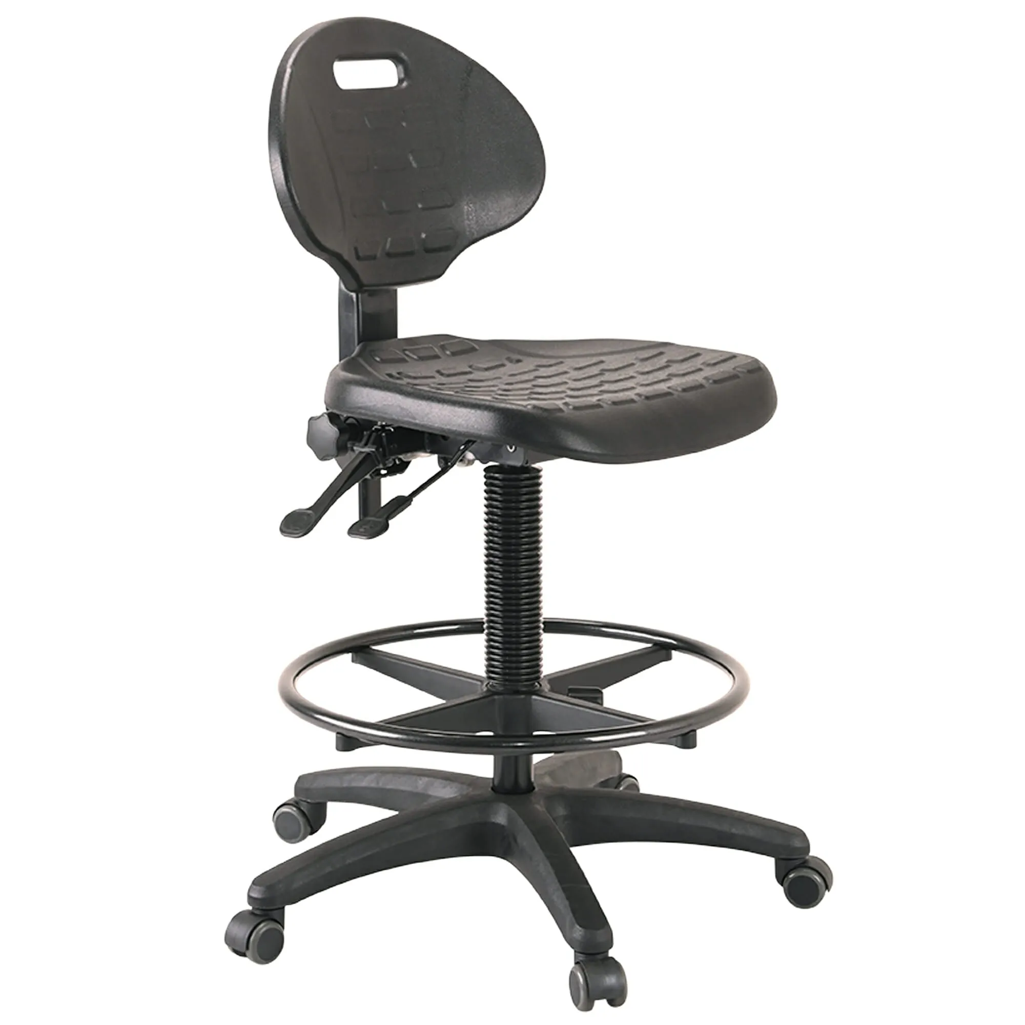 Buro Enso Technician Task Chair, Drafting Chair, Architect Chair, Lab Chair  with Footring, Architectural Gas Lift