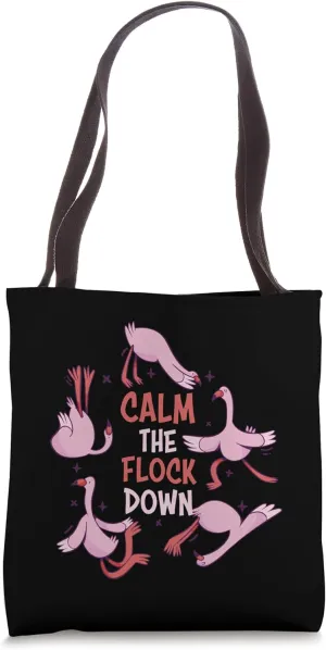 Calm Flock Down Tote Bag