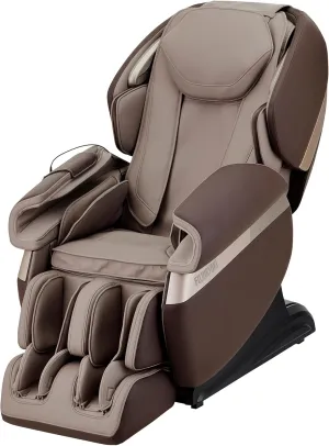 Calm Plus Flex Frame Track Massage Chair with Zero Gravity Technology, Electric Recliner, and Touchscreen Remote - Relax Your Mind and Body with Soothing Back Massages (Coffee)