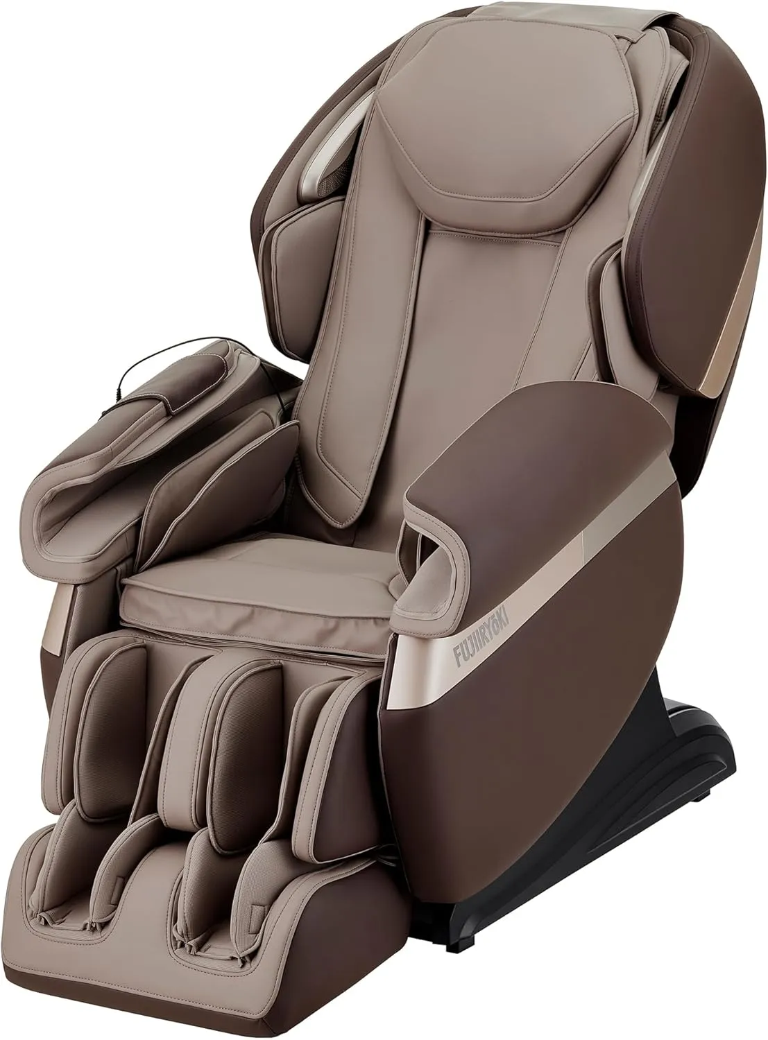 Calm Plus Flex Frame Track Massage Chair with Zero Gravity Technology, Electric Recliner, and Touchscreen Remote - Relax Your Mind and Body with Soothing Back Massages (Coffee)