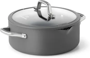 Calphalon Simply Easy System Nonstick Dutch Oven, 5-Quart, Gray