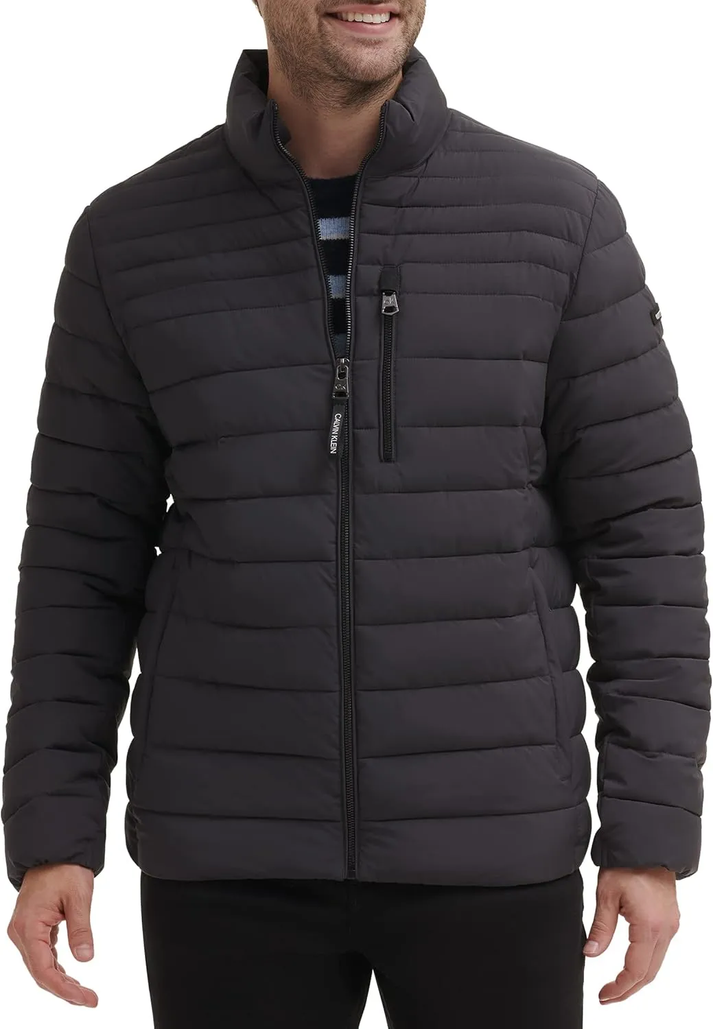 Calvin Klein Men's Full Zip Down Puffer Coat