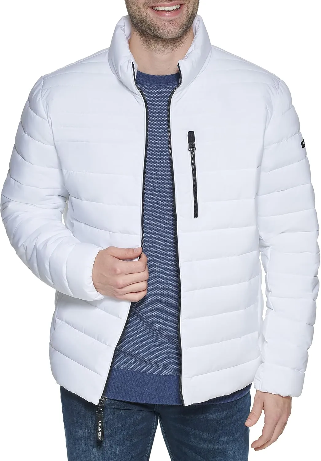 Calvin Klein Men's Full Zip Down Puffer Coat