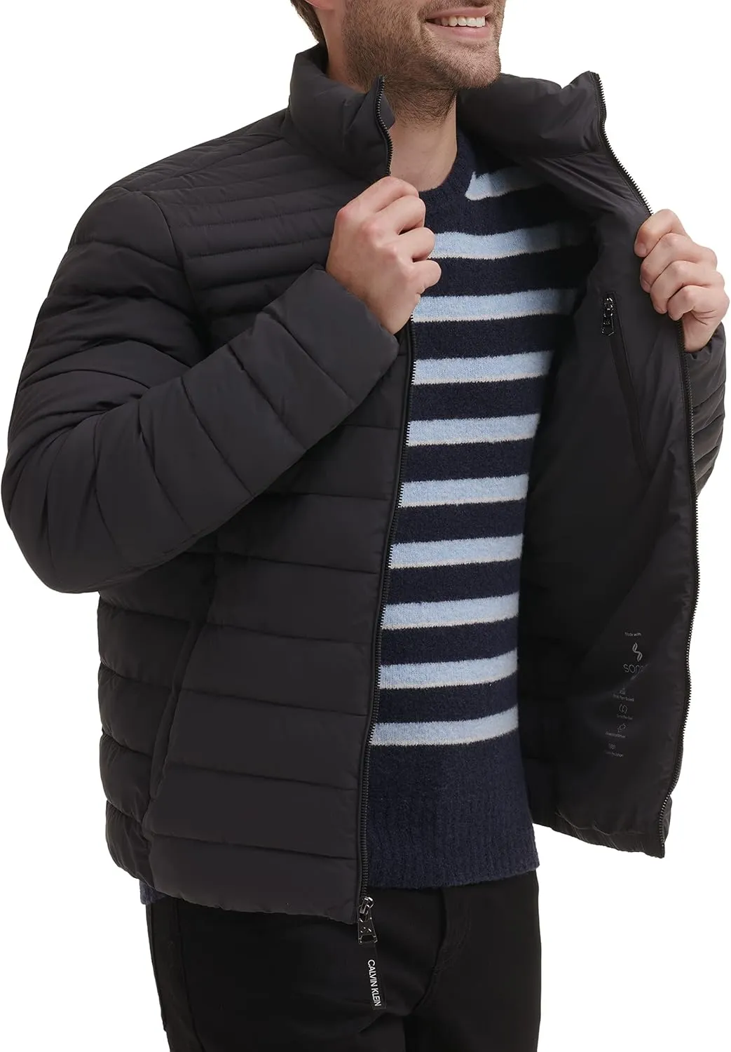 Calvin Klein Men's Full Zip Down Puffer Coat