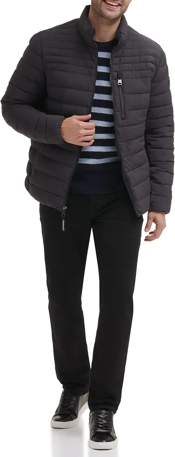 Calvin Klein Men's Full Zip Down Puffer Coat
