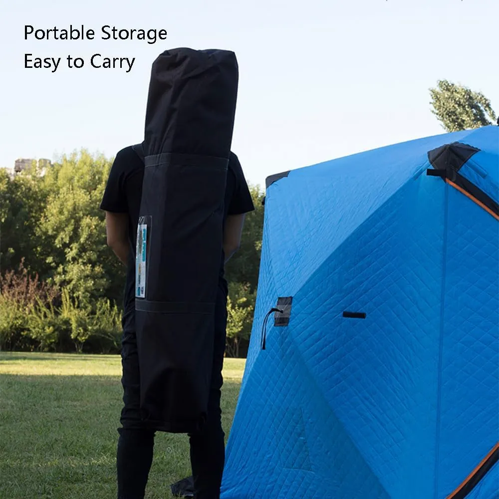 Camping Equipment Winter Fishing Tent Ice Fishing Shelter Heat Reflective Fabric Three-Layer Quilted Insulation Effect is Good