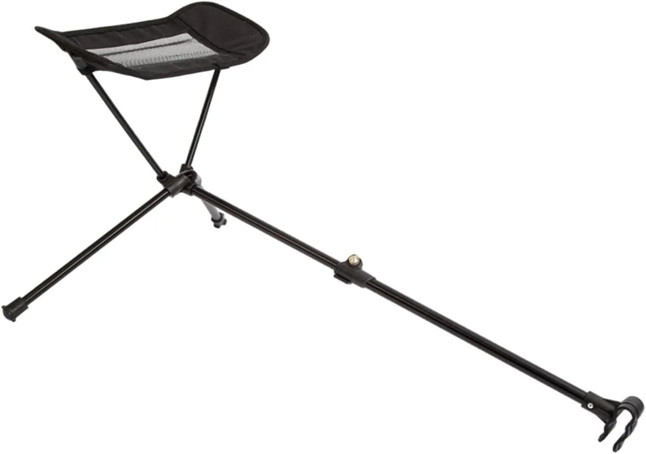 Camping Foot Rest Leg Rest Chair Foldable Compact Footrest Stool Attachment for Travel Beach Hiking Gardening Backpacking