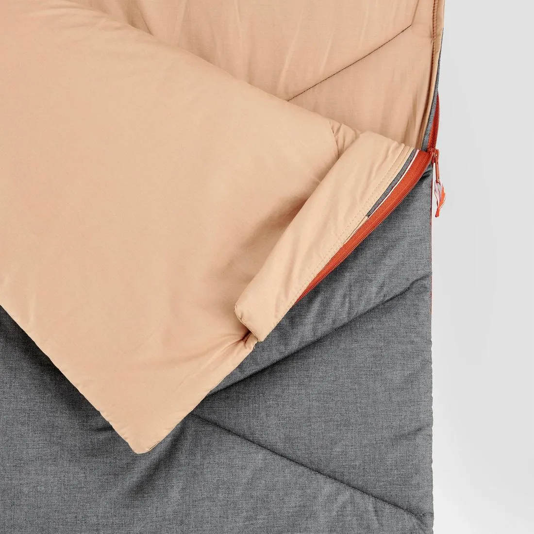 Camping Sleeping Bag Cotton 10° - Arpenaz