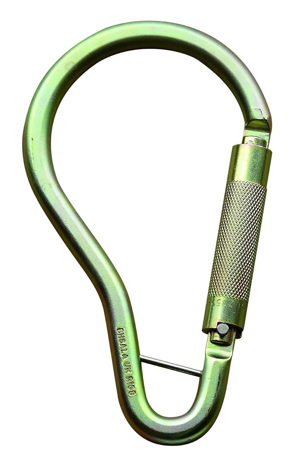 Capital Safety 3M DBI-SALA Saflok, 2000114 Steel Carabiner, 3600 lb Self Closing/Locking Gate (2" Opening), Gold