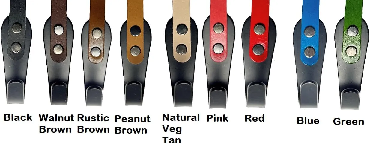 Car Headrest Hanger Hooks 2 Pack Premium Leather Stainless Steel Car Seat Head Rest Storage Organizer Universal for Handbag Purse Vehicle Car Rustic Brown Leather Black Hook