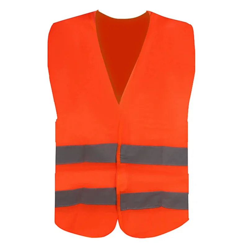 Car Reflective Safety Vest,Auto Parts Reflective Strip Vest For Gas Stations Cleaning Sanitatio Cycling High Visibility Jackets