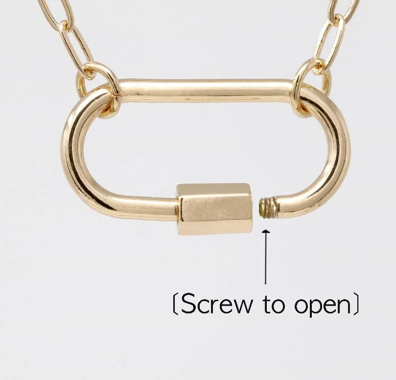 Carabiner Amulet Necklace