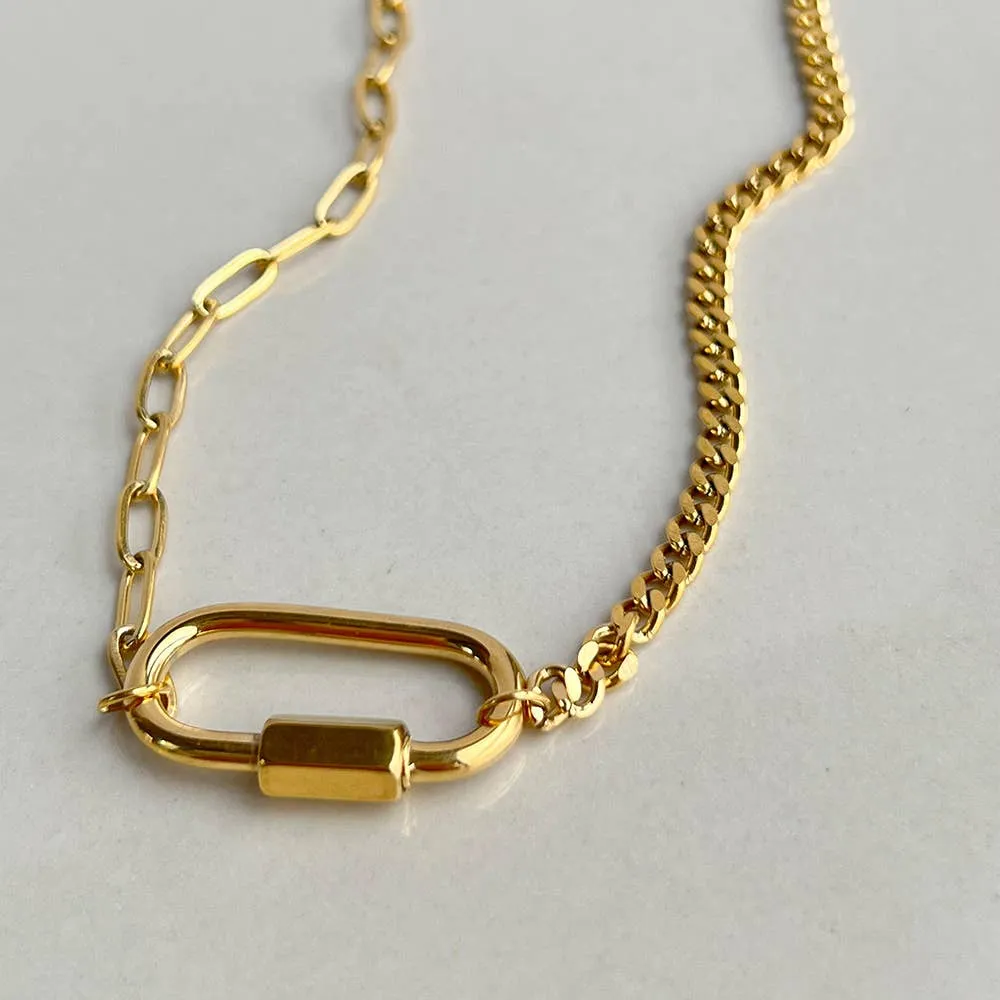 Carabiner Amulet Necklace