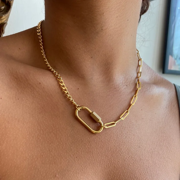 Carabiner Amulet Necklace