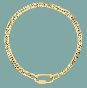 Carabiner Chunky Stainless-Steel Necklace