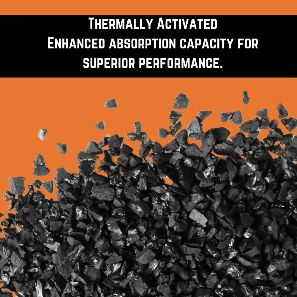 Carbon for 3D Printing & Laser Fume Filtration | Activated Carbon Depot | Low-Dust 3D Printer Filter Replacement Media | Thermally Activated GAC - 1 Pound