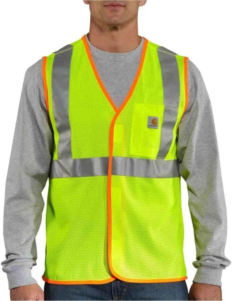 Carhartt Men's High-Visibility Mesh Class 2 Vest